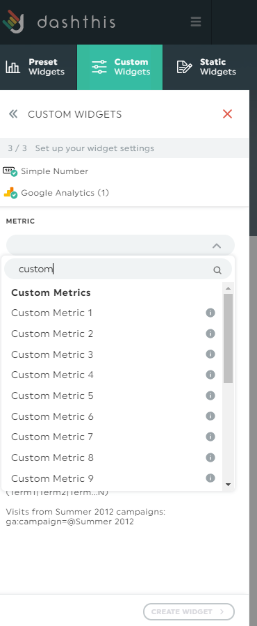 google analytics custom dimension