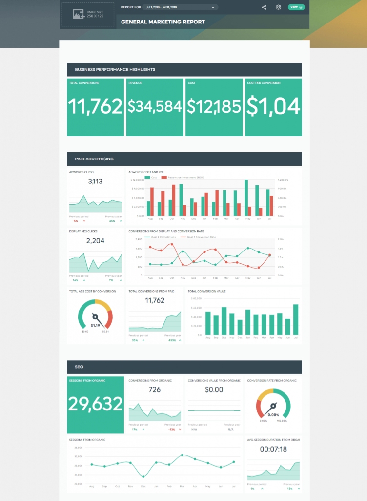 Marketing Report Templates