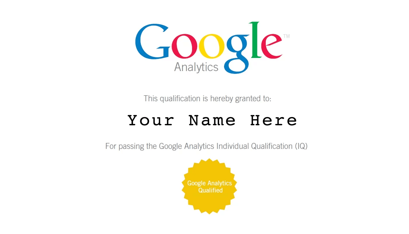 All About The Google Analytics Certification DashThis