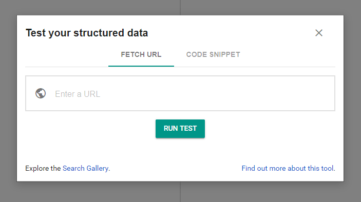 Structures data testing tool
