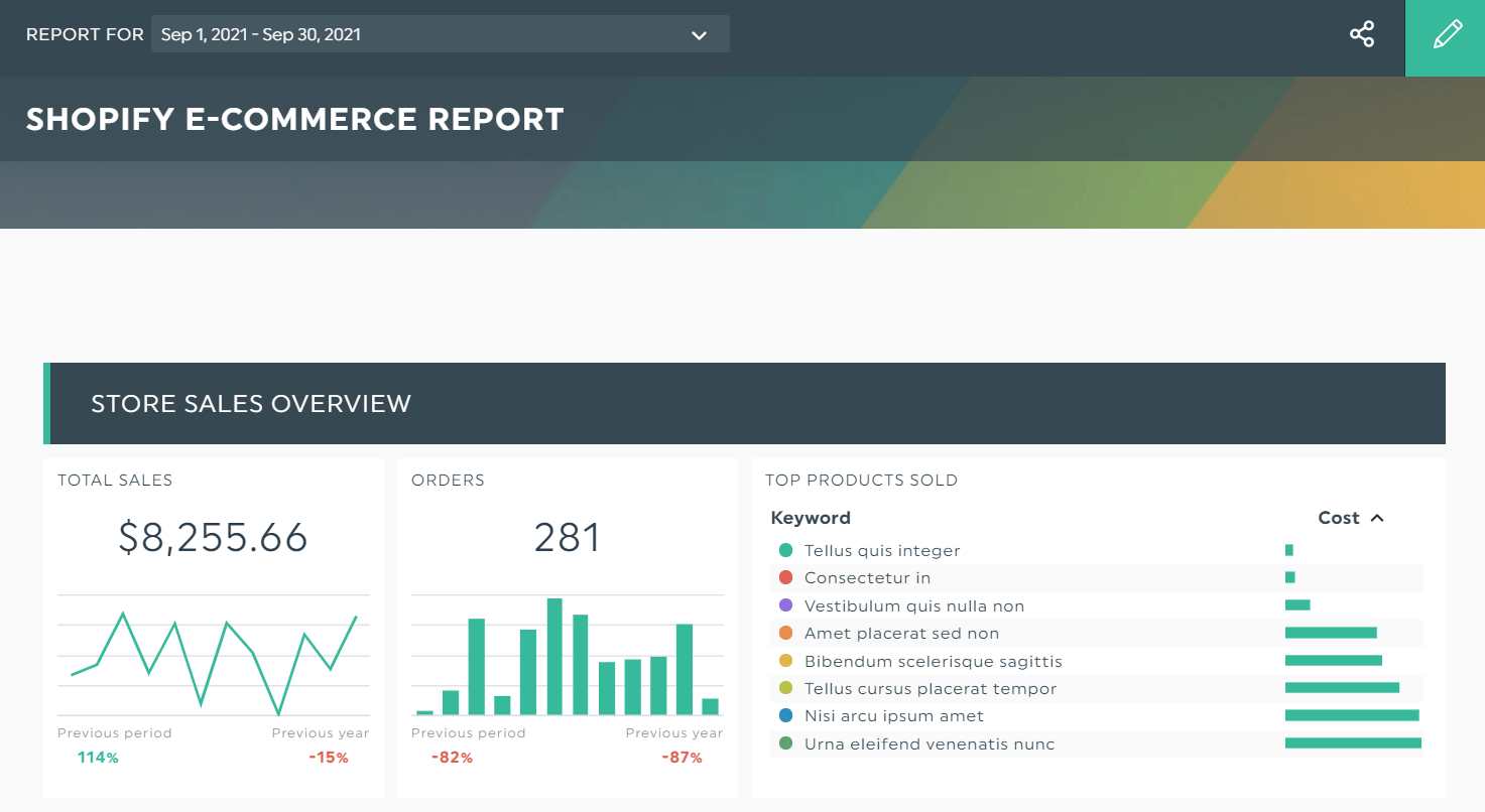 How to create a report for addons with start & end dates