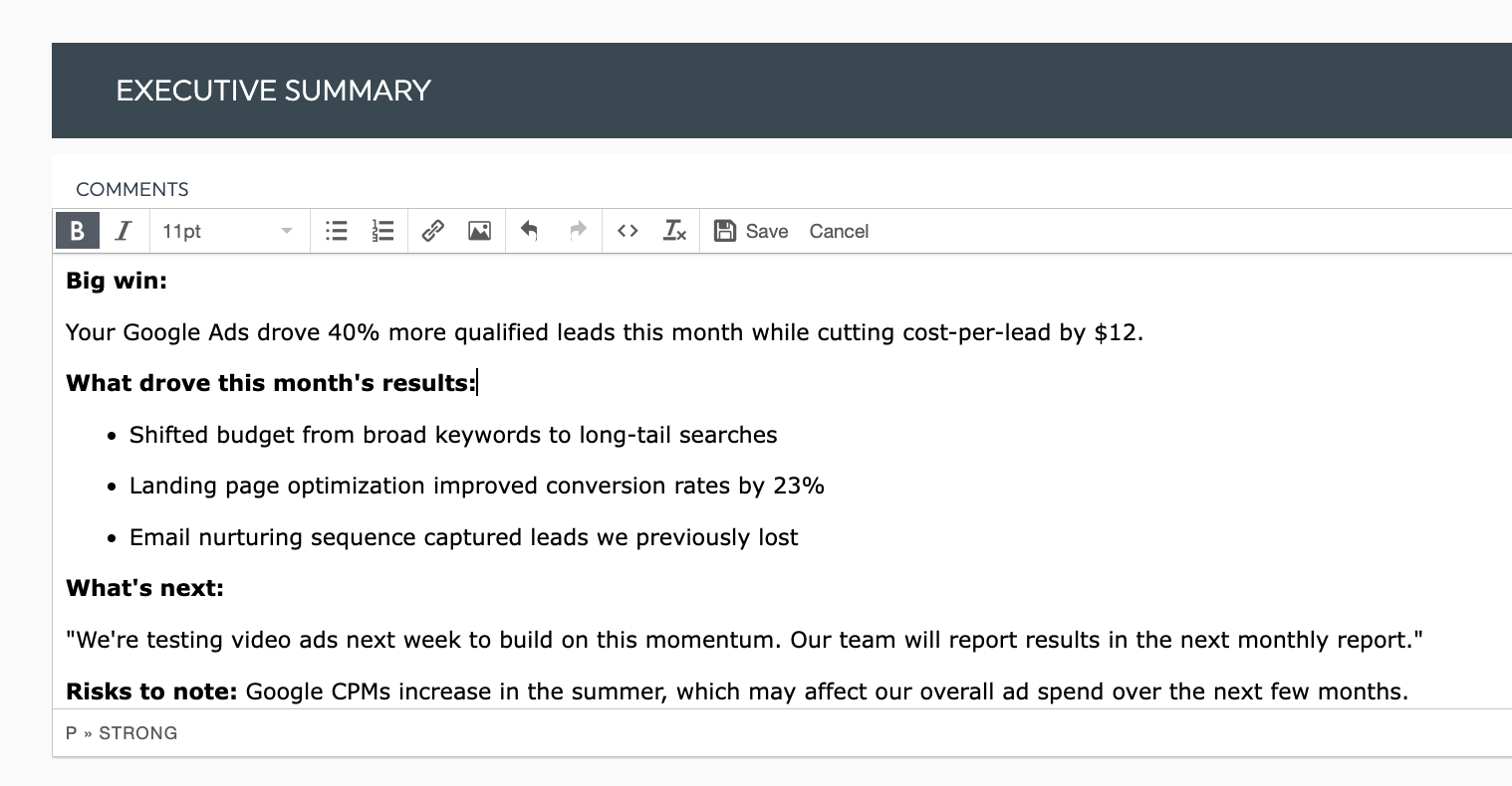 executive summary