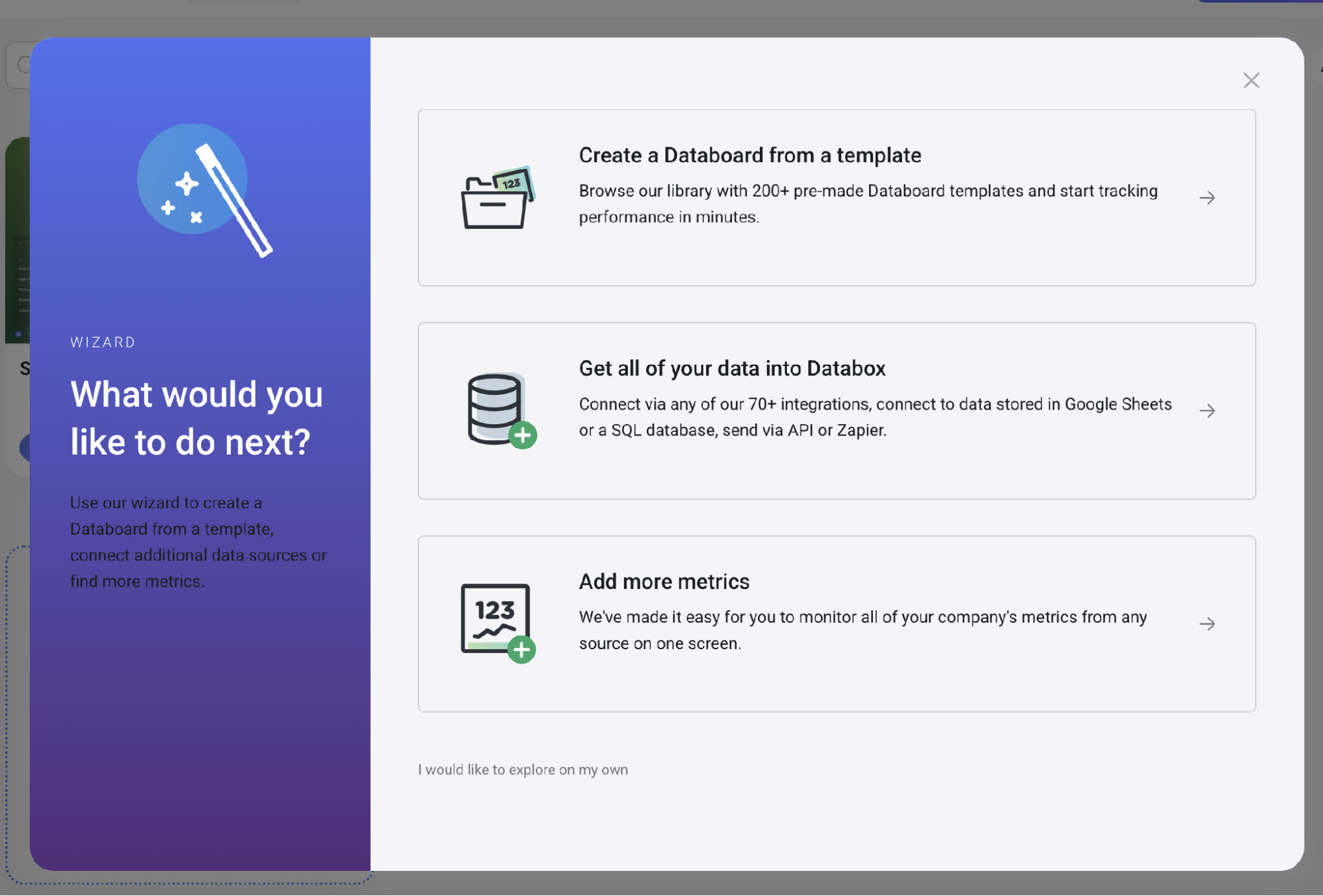 databox onboarding