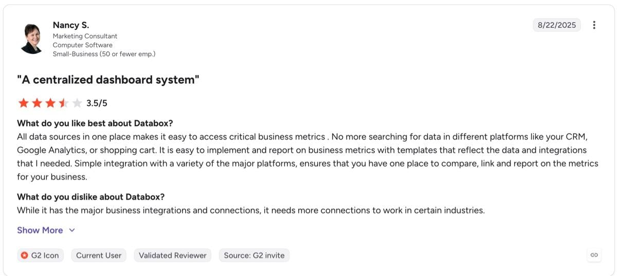 databox review g2