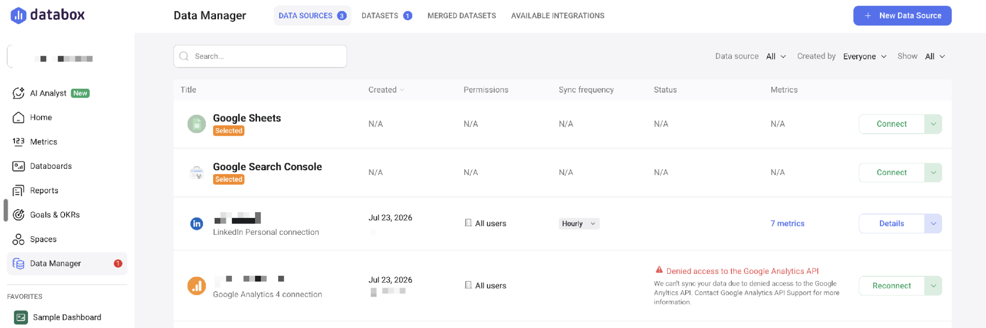databox data manager