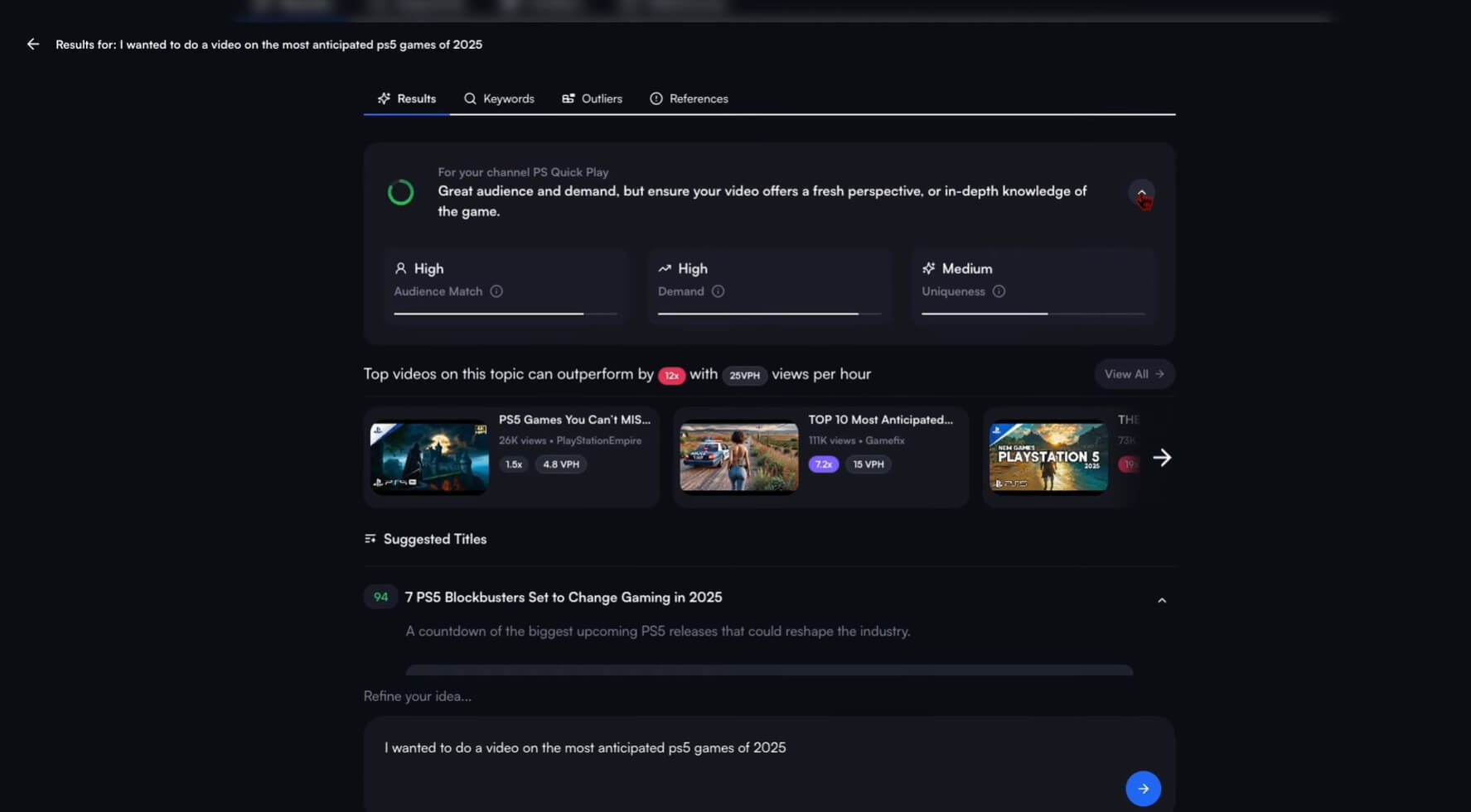 youtube analytics tool vidiq